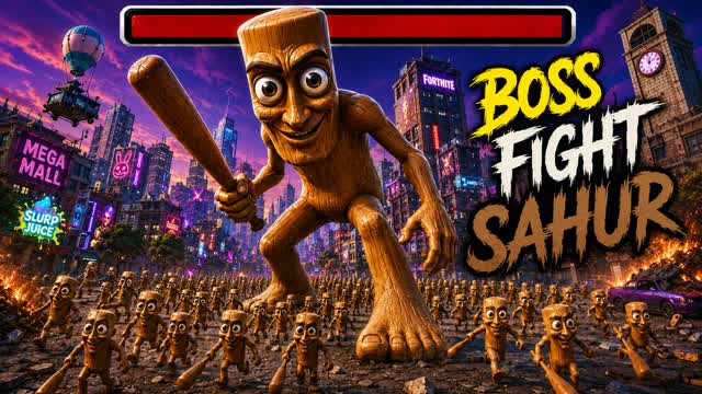 TUNG TUNG TUNG SAHUR BOSS FIGHT — Fortnite Creative map cover art