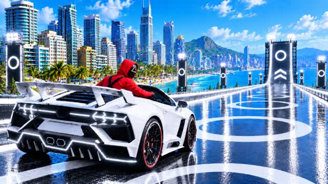 TRACK BATTLE - CAR GAME — Fortnite Creative map