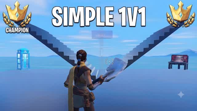 Pure 1v1 Practice — Fortnite Creative map cover art