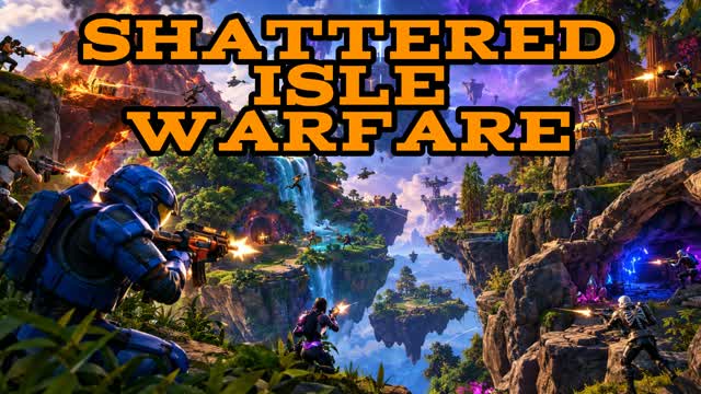 Shattered Isle Warfare — Fortnite Creative map