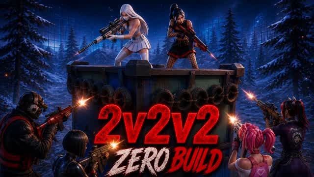 2v2v2 Zero Build — Fortnite Creative map
