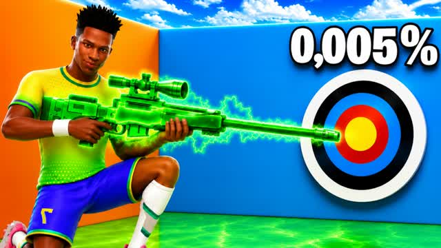 🏃 MIDNIGHT RUNNER TRICKSHOT PARKOUR 🌃 — Fortnite Creative map cover art