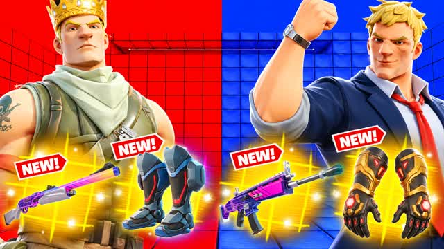CHAOS RVB RED VS BLUE🔴rvb🔵 — Fortnite Creative map