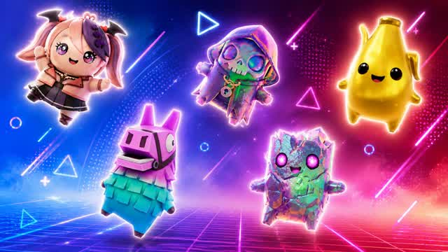 NEON RED VS BLUE🔴🔵AURA 53 — Fortnite Creative map cover art