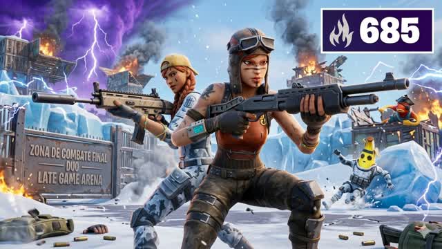 LATE GAME 2v2 سكرمز العاصف — Fortnite Creative map cover art