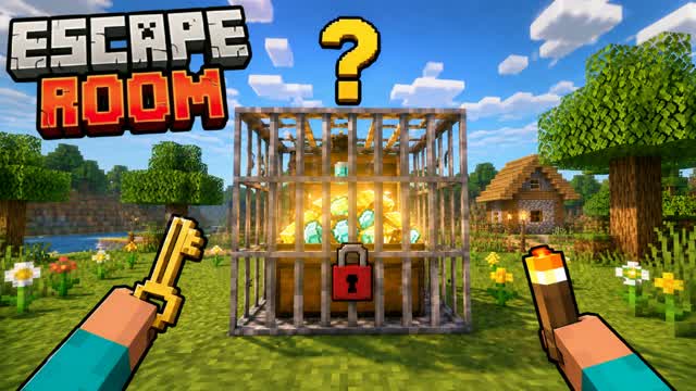 MINEBLOCK ESCAPE ROOM🗝️OBBY RUN — Fortnite Creative map cover art
