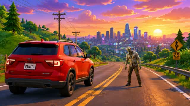 TWDU City Drive 🚗 — Fortnite Creative map