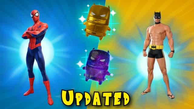 RVB Spiderhuman vs BatHuman — Fortnite Creative map