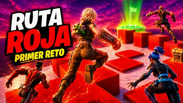 Ruta Roja: Primer Reto — Fortnite Creative map
