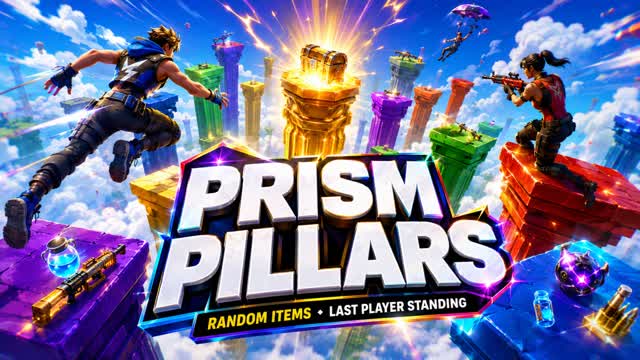 Prism Pillars — Fortnite Creative map