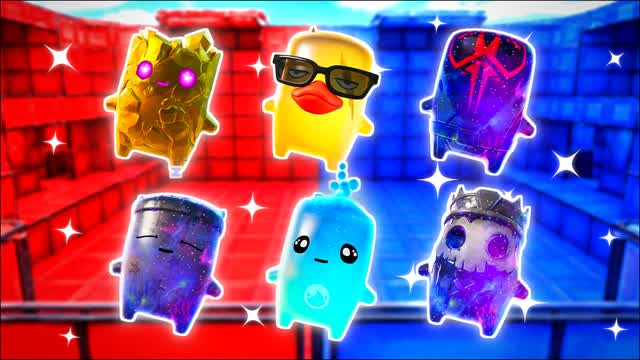 BLUE VS RED METAL FLASH 🔵🔴 — Fortnite Creative map cover art