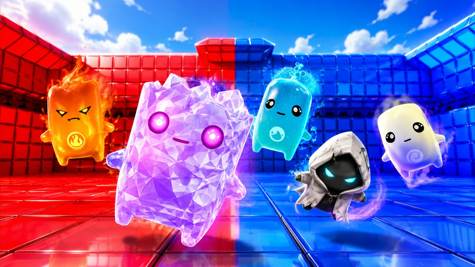 RED VS BLUE SPEED MARK 🔴🔵 — Fortnite Creative map