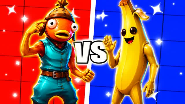 FISHSTICK VS PEELY NEW — Fortnite Creative map cover art