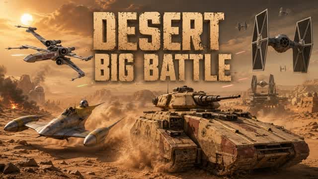 DESERT BIG BATTLE — Fortnite Creative map