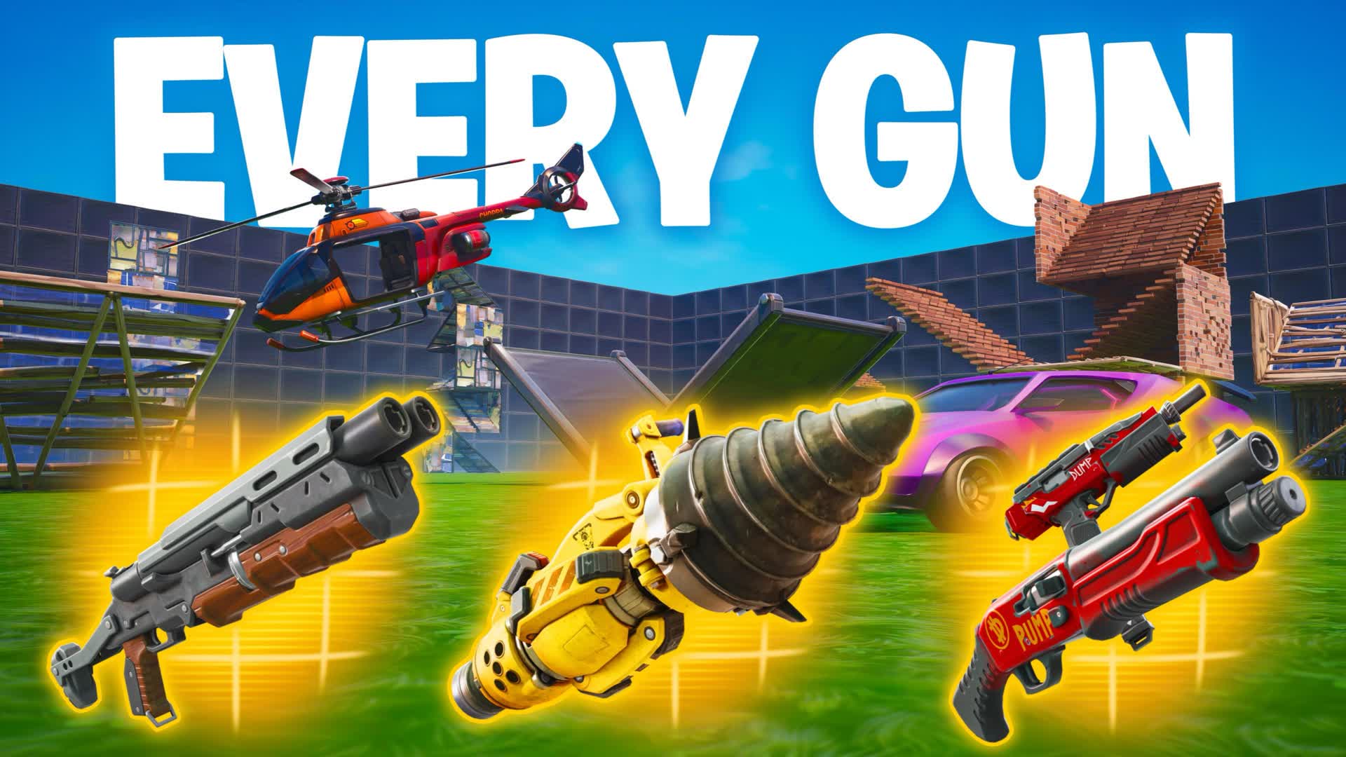 2v2 WITH EVERY GUNS — Fortnite Creative map