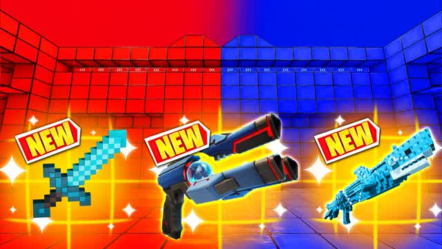 🔴🔵Increíble Red vs Blue — Fortnite Creative map