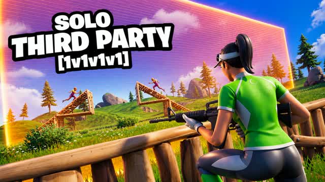 Solo Third Party Realistics [1v1v1v1] — Fortnite Creative map cover art
