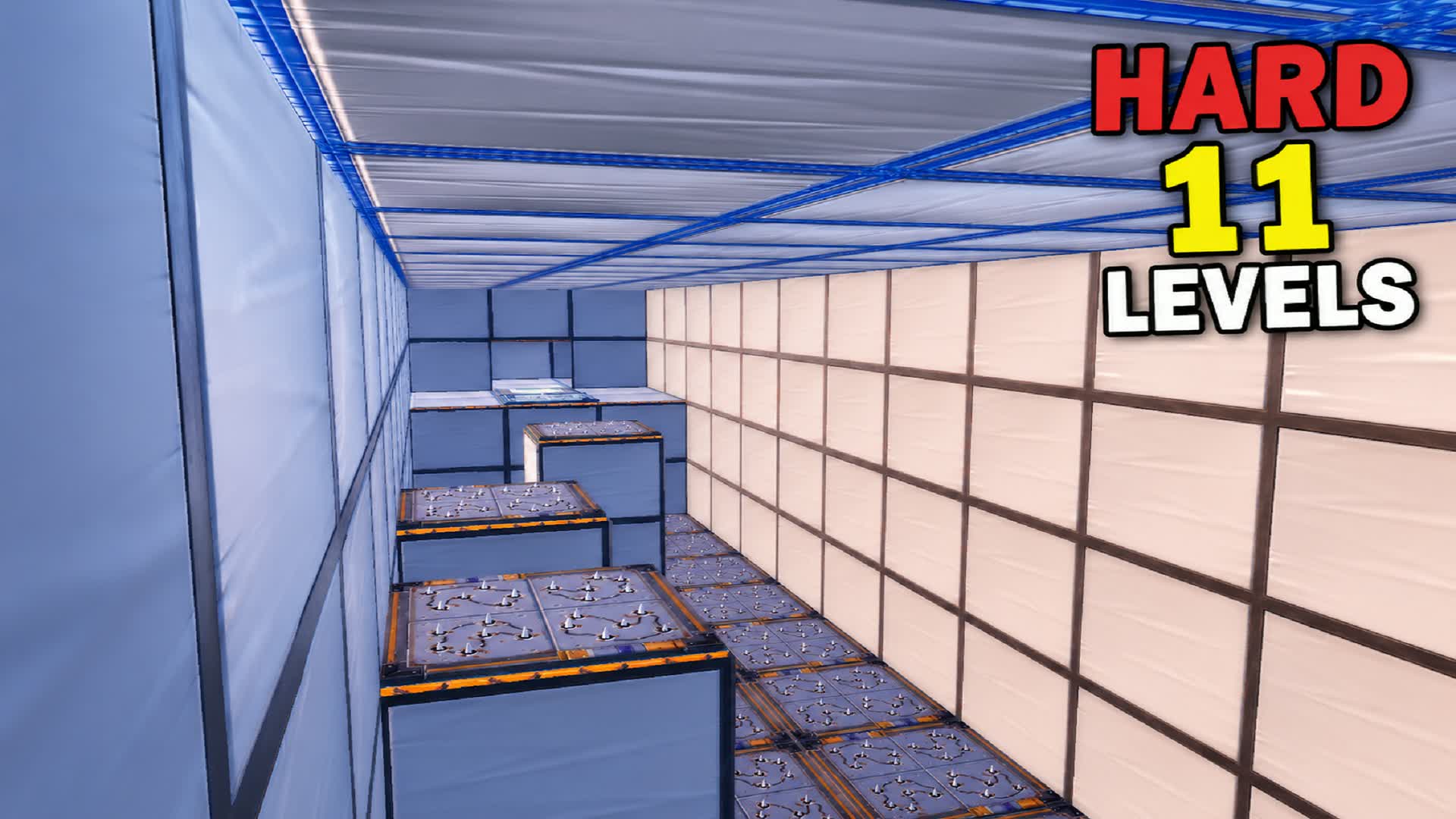 11 LEVELS HARD PARKOUR [5872] — Fortnite Creative map