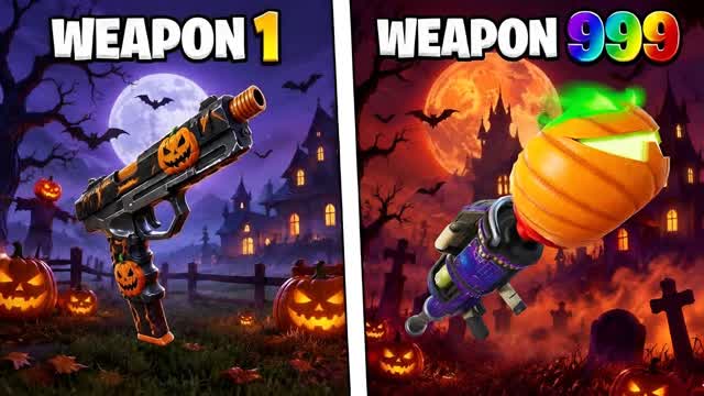 🎃GUN GAME NIGHTMARES👻 — Fortnite Creative map