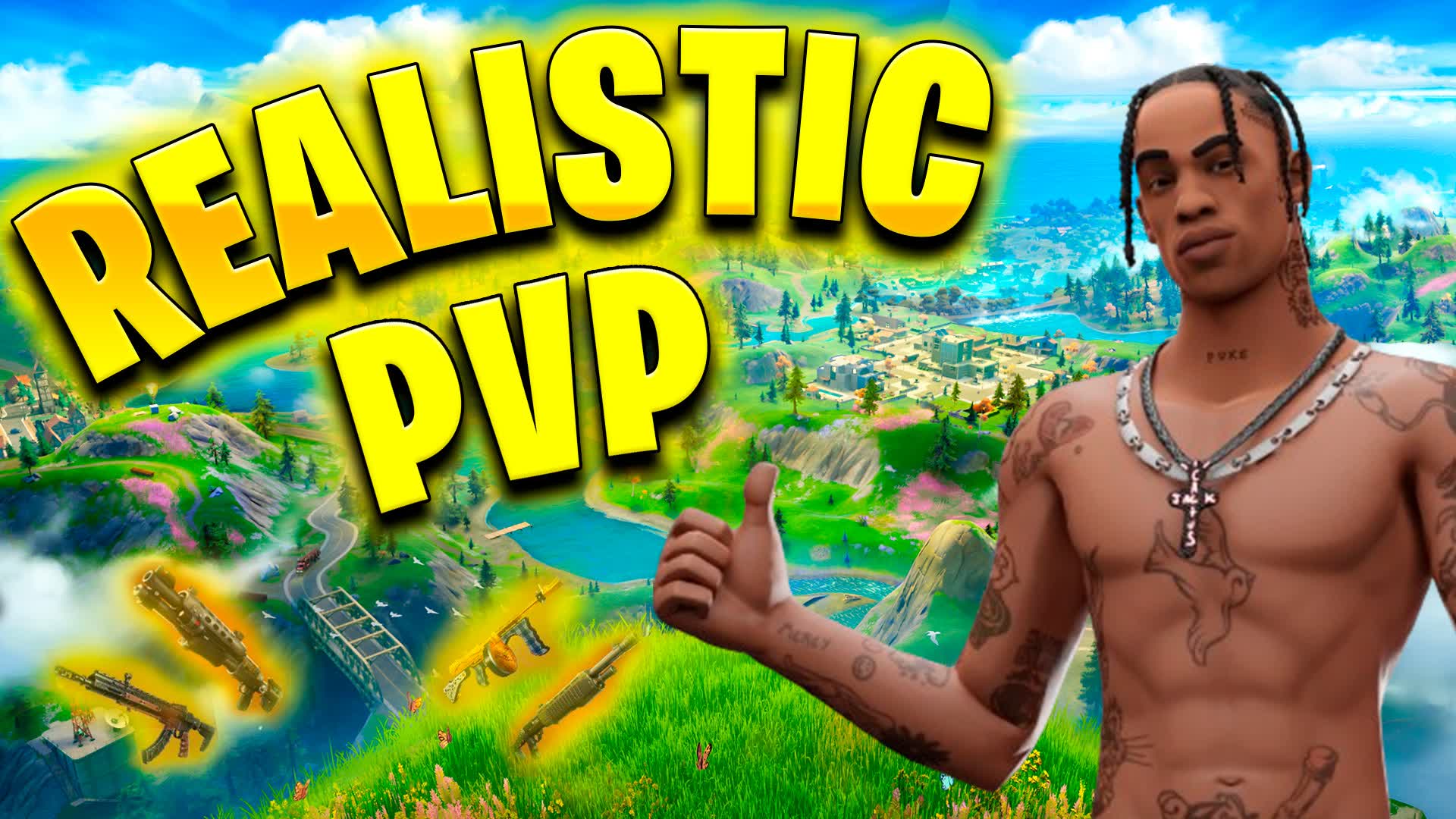 realistic pvp FREE FOR ALL FLAMANTE.X — Fortnite Creative map