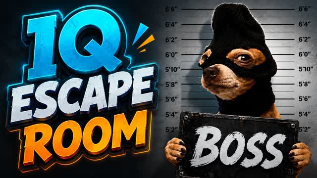 BOSS🧠 IQ ESCAPE ROOM — Fortnite Creative map