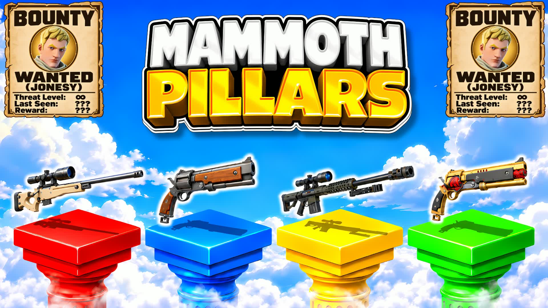 PILLARS SNIPER — Fortnite Creative map