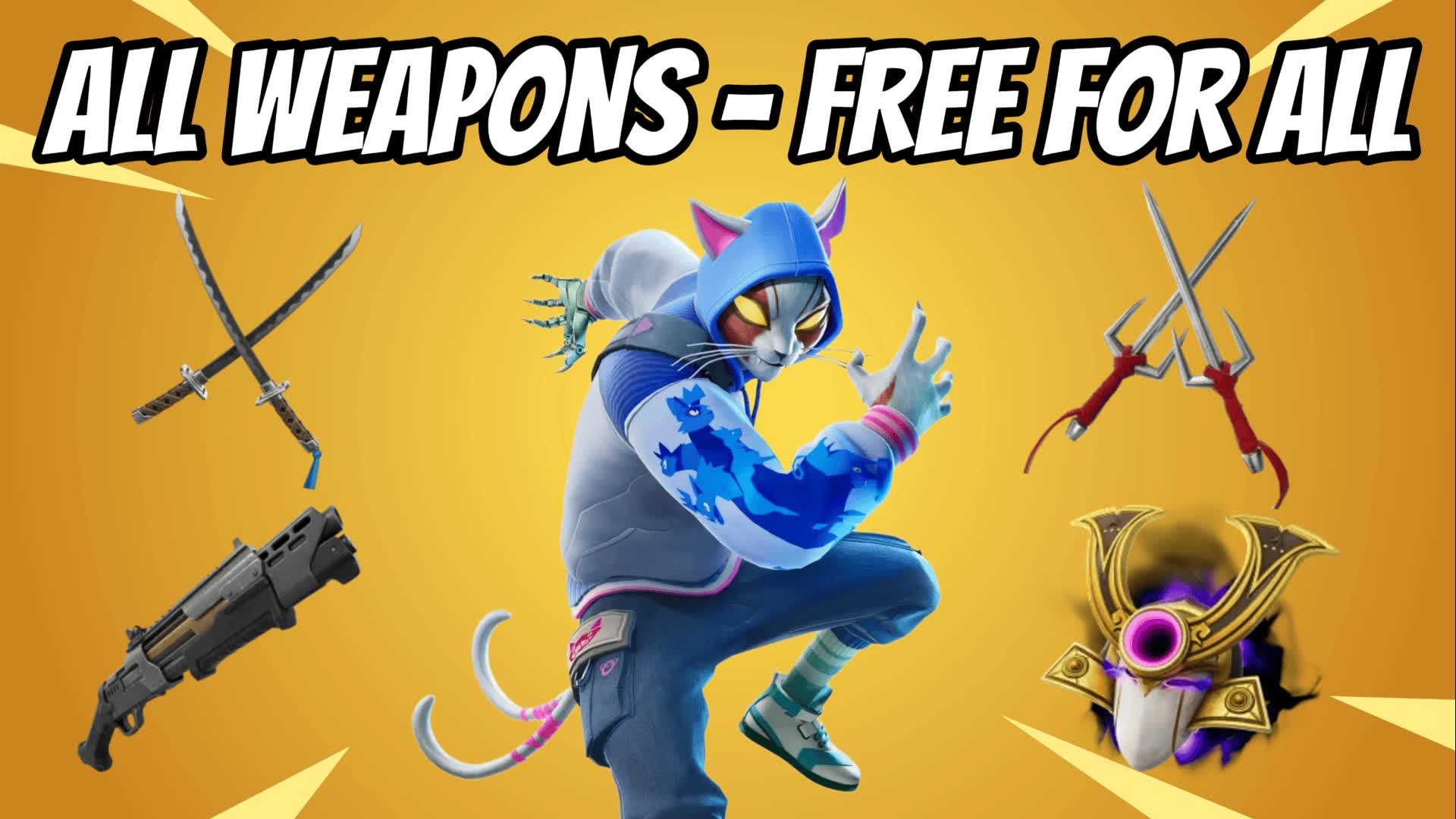 TMNT ALL WEAPONS FFA GUN GAME DRIVE RP — Fortnite Creative map