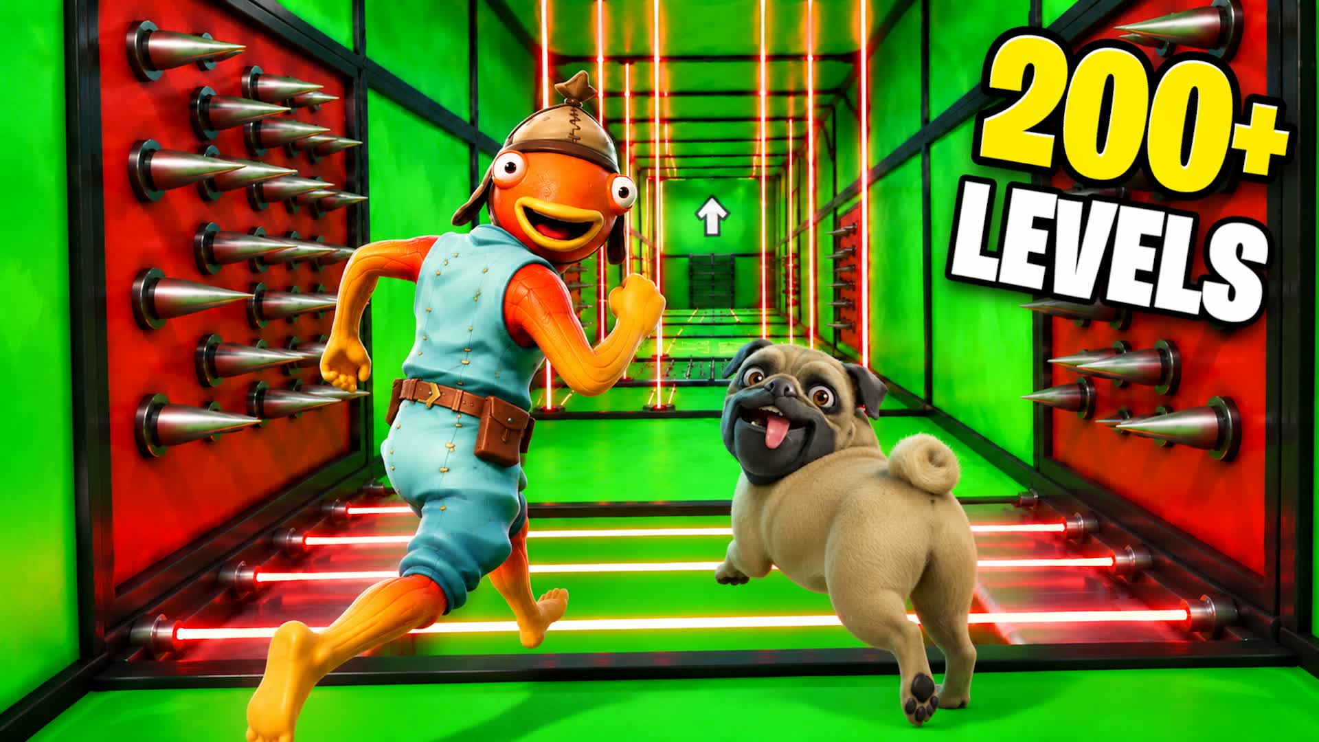 PET PARKOUR EASY 200+ LEVELS — Fortnite Creative map