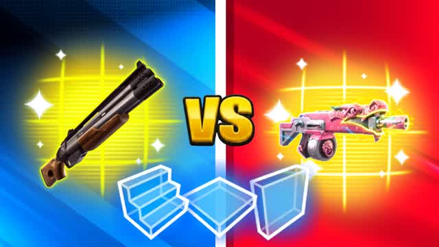 RED VS BLUE 🔵🔴 AMAZING MINI — Fortnite Creative map cover art
