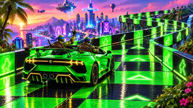 SUPER ROAD BATTLE - CAR GAME — Fortnite Creative map