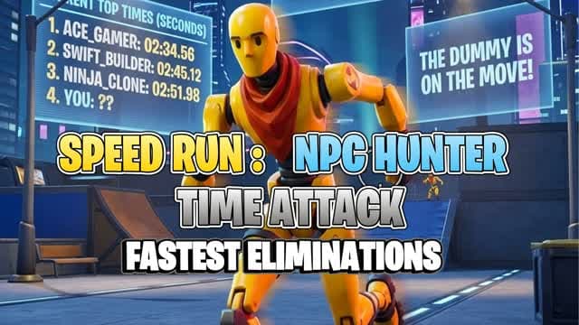 NPC HUNTING: TIME ATTACK — Fortnite Creative map cover art