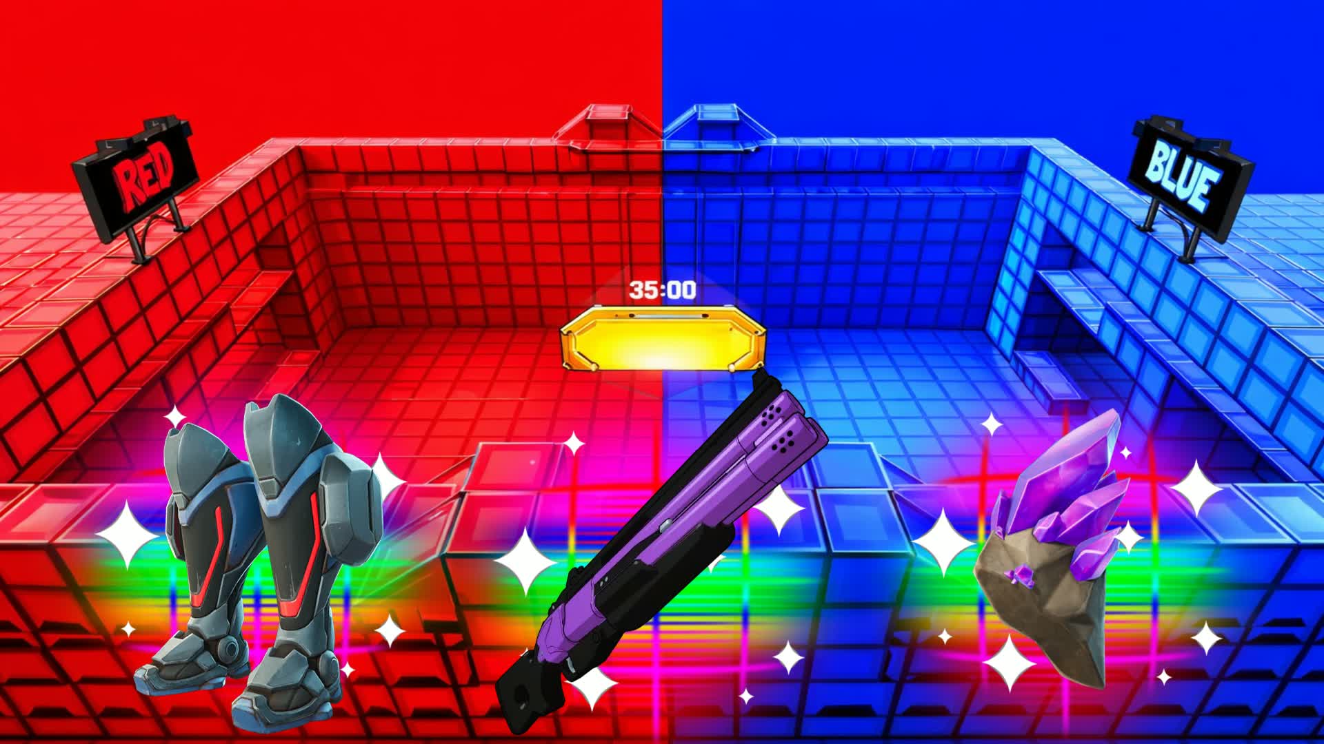 RVB RED VS BLUE 🔴🔵(NEW) — Fortnite Creative map