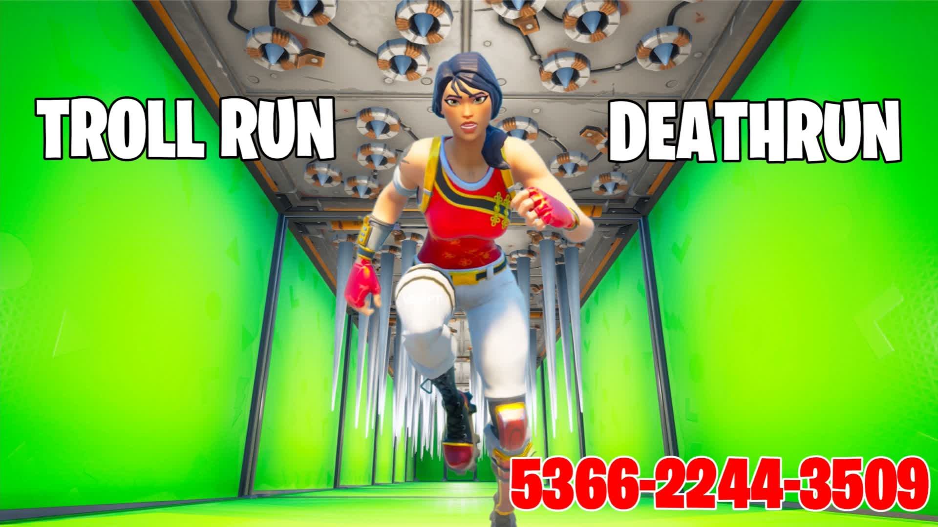 Troll Run (Deathrun) — Fortnite Creative map