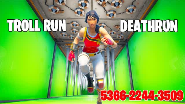 Troll Run (Deathrun) — Fortnite Creative map cover art
