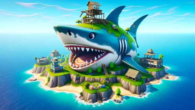 The Shark Gun Game — Fortnite Creative map