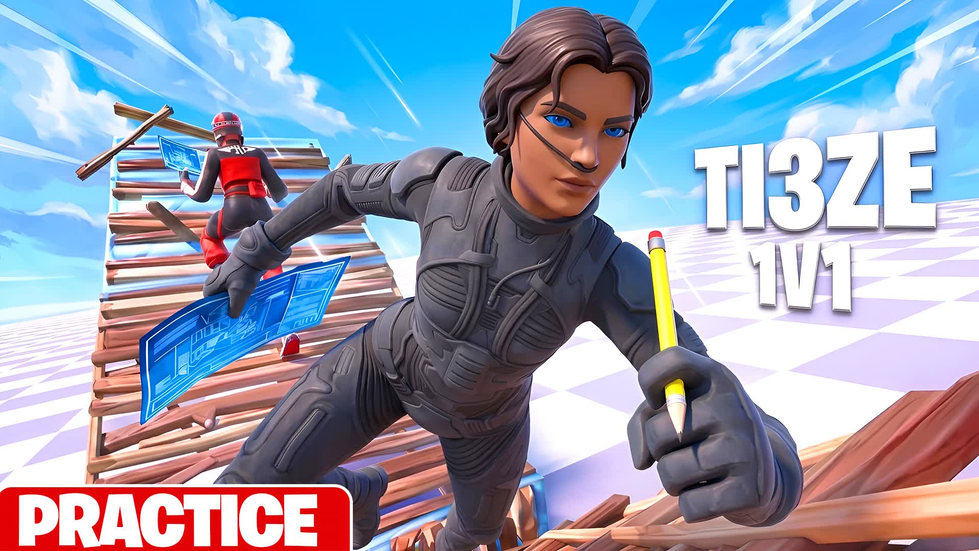 TI3ZE 1V1 BUILD FIGHT — Fortnite Creative map