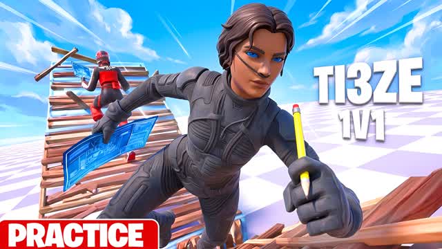 TI3ZE 1V1 BUILD FIGHT — Fortnite Creative map cover art