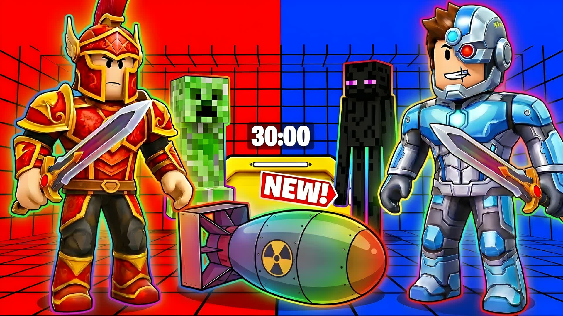 RVB RED VS BLUE 🔴🔵 NUKE PARTY — Fortnite Creative map