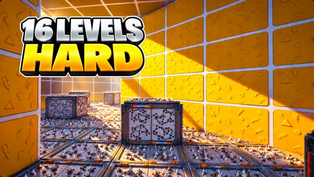 HARD PARKOUR 16 LEVELS — Fortnite Creative map