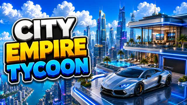 🏠 CITY EMPIRE HOUSE TYCOON — Fortnite Creative map cover art