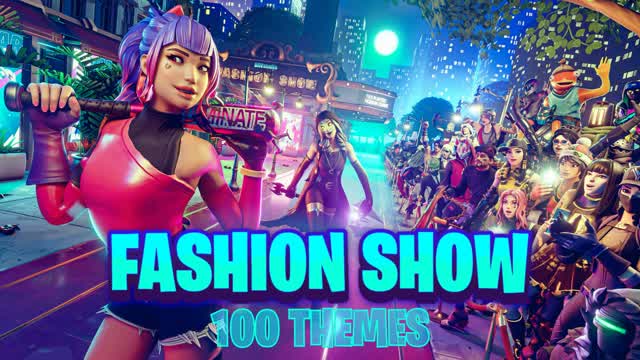 💯FAST FASHION SHOW💎 — Fortnite Creative map cover art