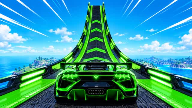 Super Road Battle - Car Game — Fortnite Creative map cover art