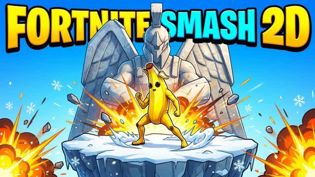 SMASH ARENA 2D — Fortnite Creative map