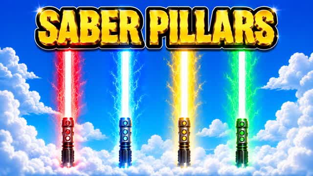 SABER PILLARS — Fortnite Creative map cover art
