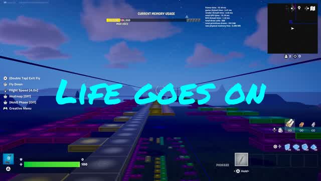 Life goes On Music Blocks — Fortnite Creative map cover art