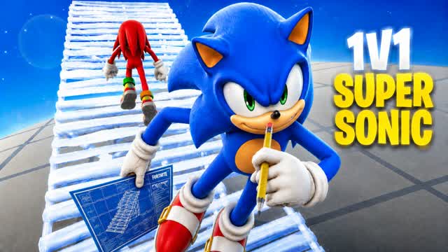 1V1 SUPER SONIC (200 PUMP) — Fortnite Creative map