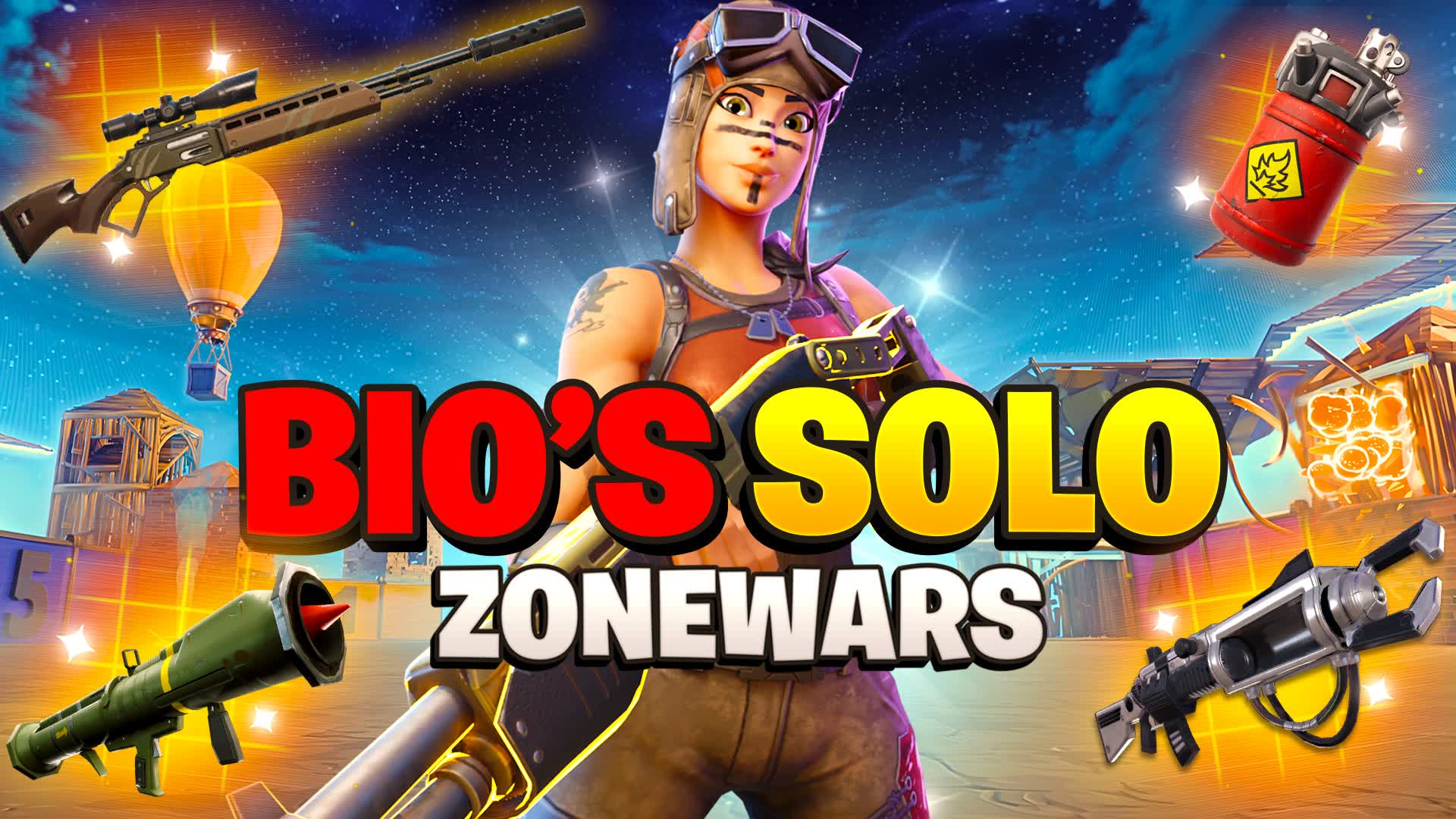 💜BIOS SOLO - ZONE WARS🌀 — Fortnite Creative map