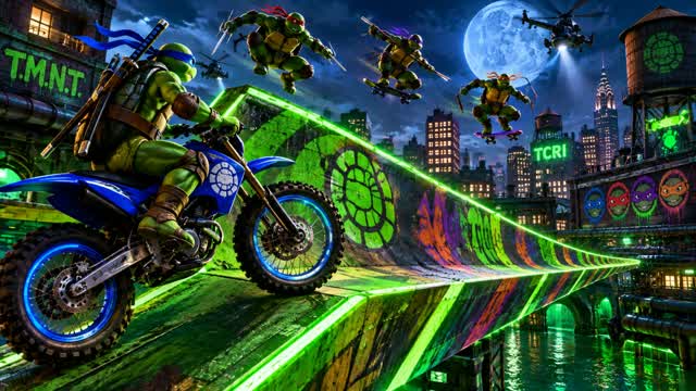 TMNT - CAR DRIVER — Fortnite Creative map