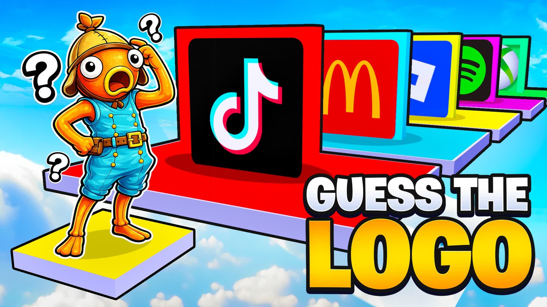 GUESS LOGO 🔎PARKOUR OBBY UNC — Fortnite Creative map