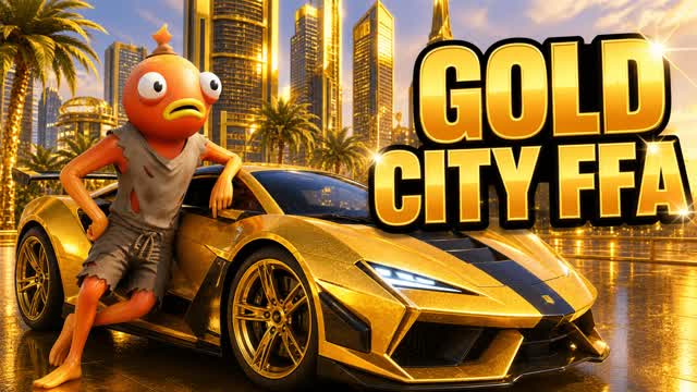 SUPER GOLD CITY — Fortnite Creative map